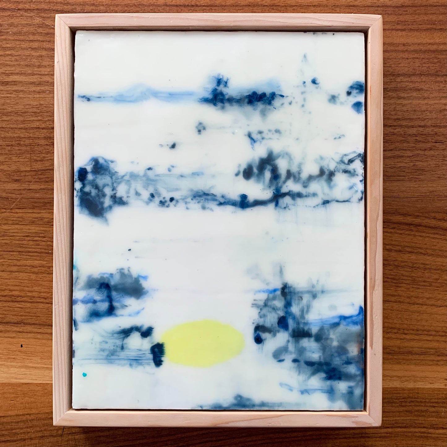 Pacific - Encaustic 11.5 x 9