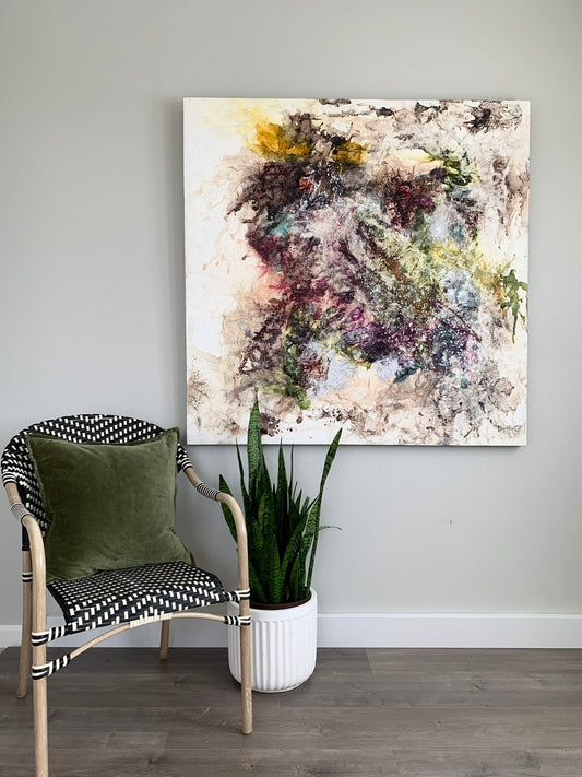 Ink and Wine Galaxy - 48 x 48