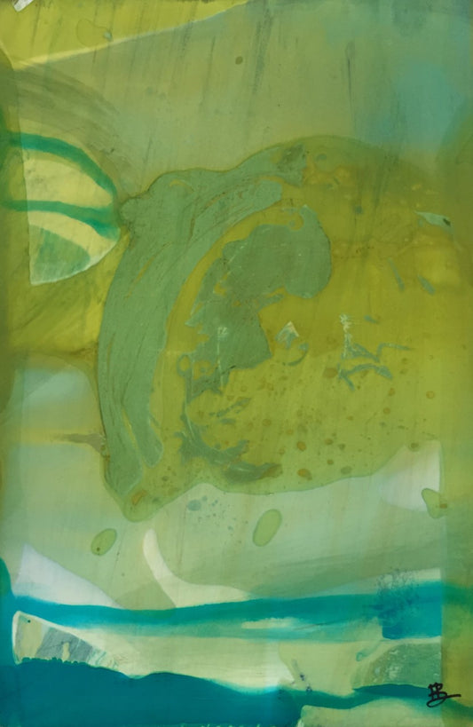 Green Lands - 4 x 6 original