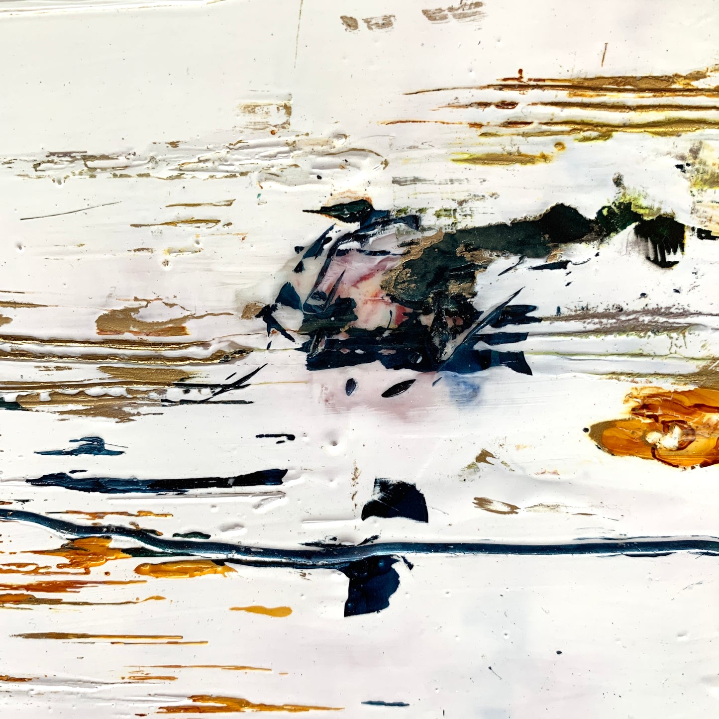 Coastal - Encaustic 11.5 x 9