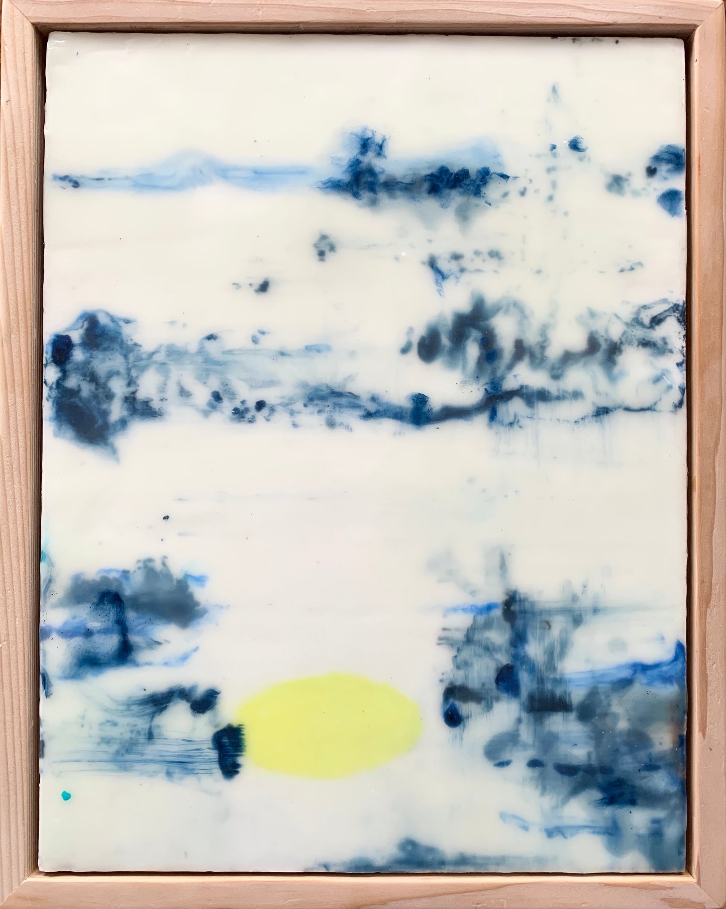 Pacific - Encaustic 11.5 x 9